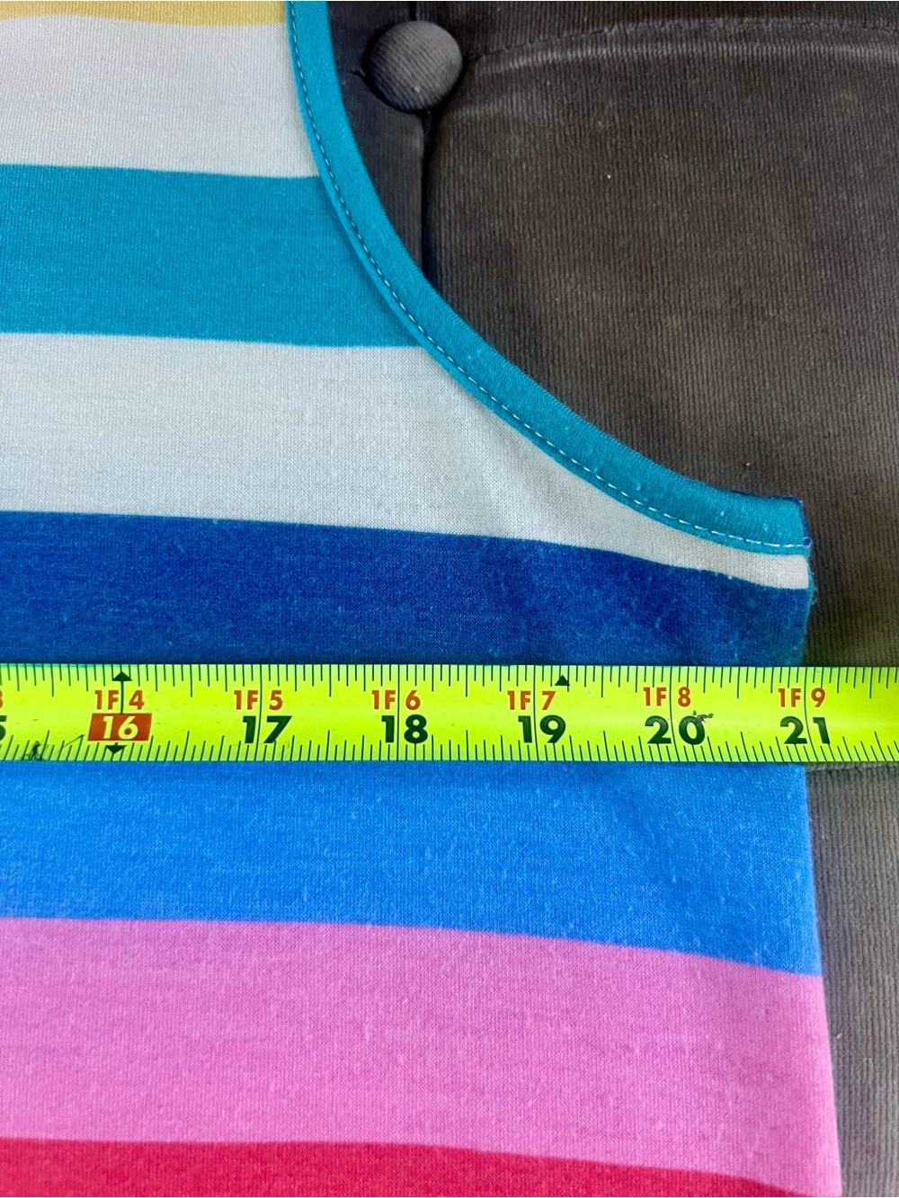 Bombón Women’s Rainbow Stripe Tank Top - Multicolor - Picture 5 of 8